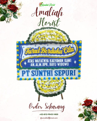 Papan Bunga Duka di Pedurungan Kidul